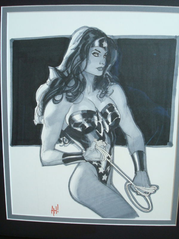 Wonder Woman By Adam Hughes In Thomas Price S Pin Up Art Comic Art